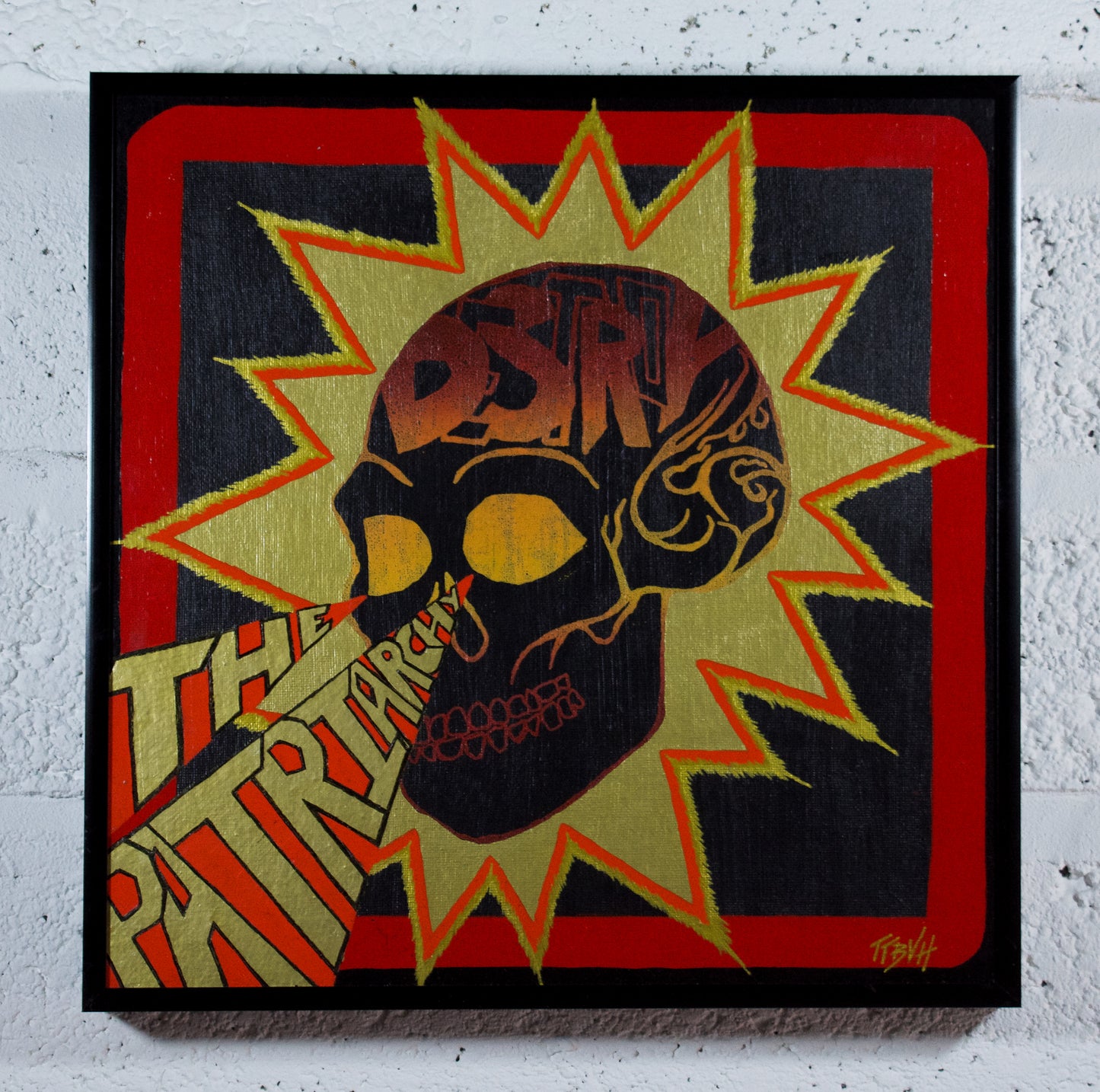 Destroy The Patriarchy on Canvas