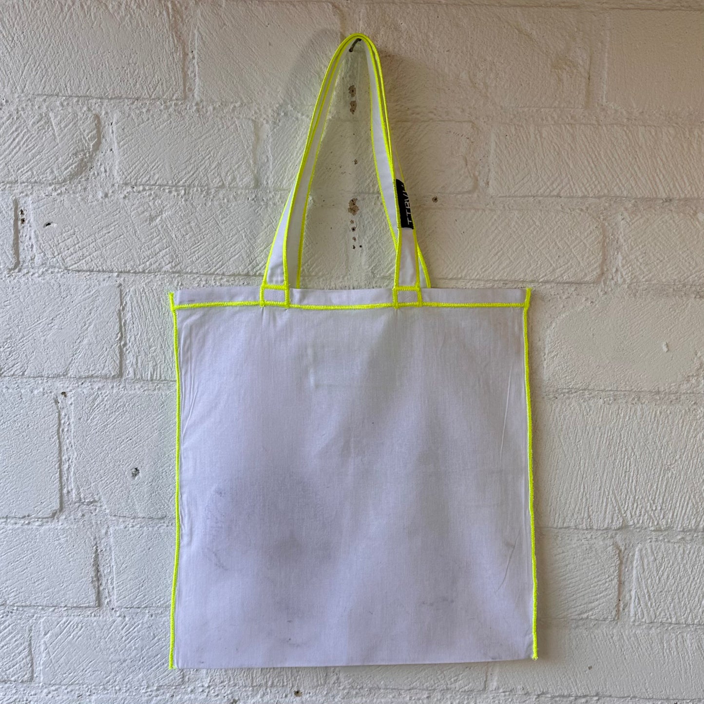 White Destroy Series Tote Bag