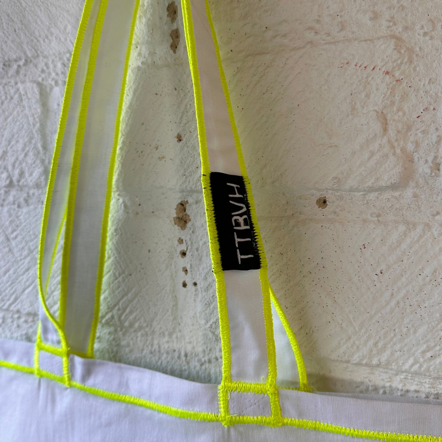 White Destroy Series Tote Bag
