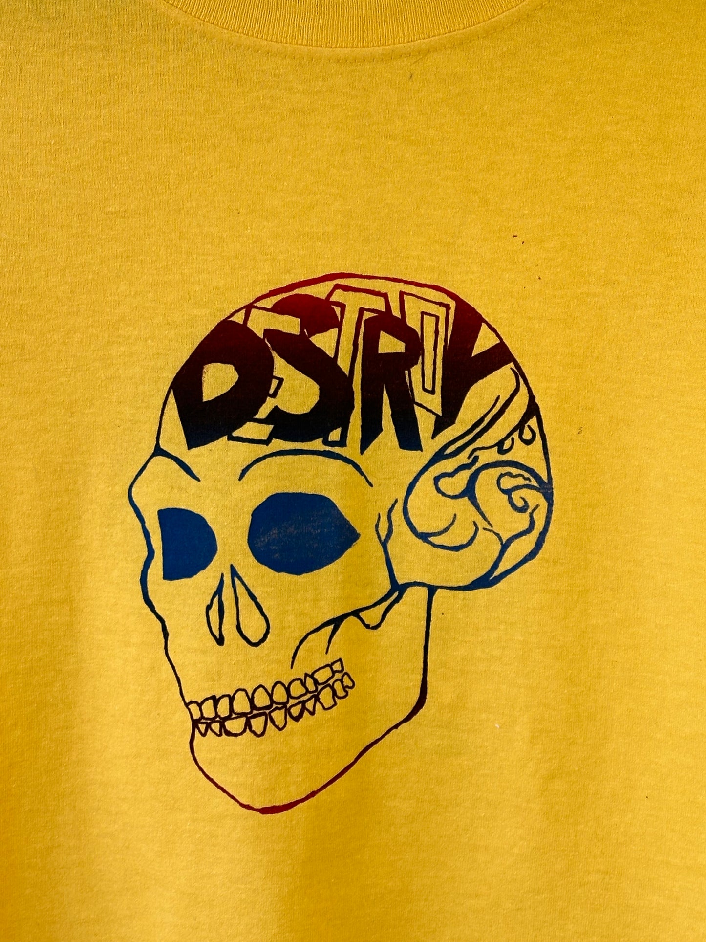 Destroy Series Yellow T-Shirt S