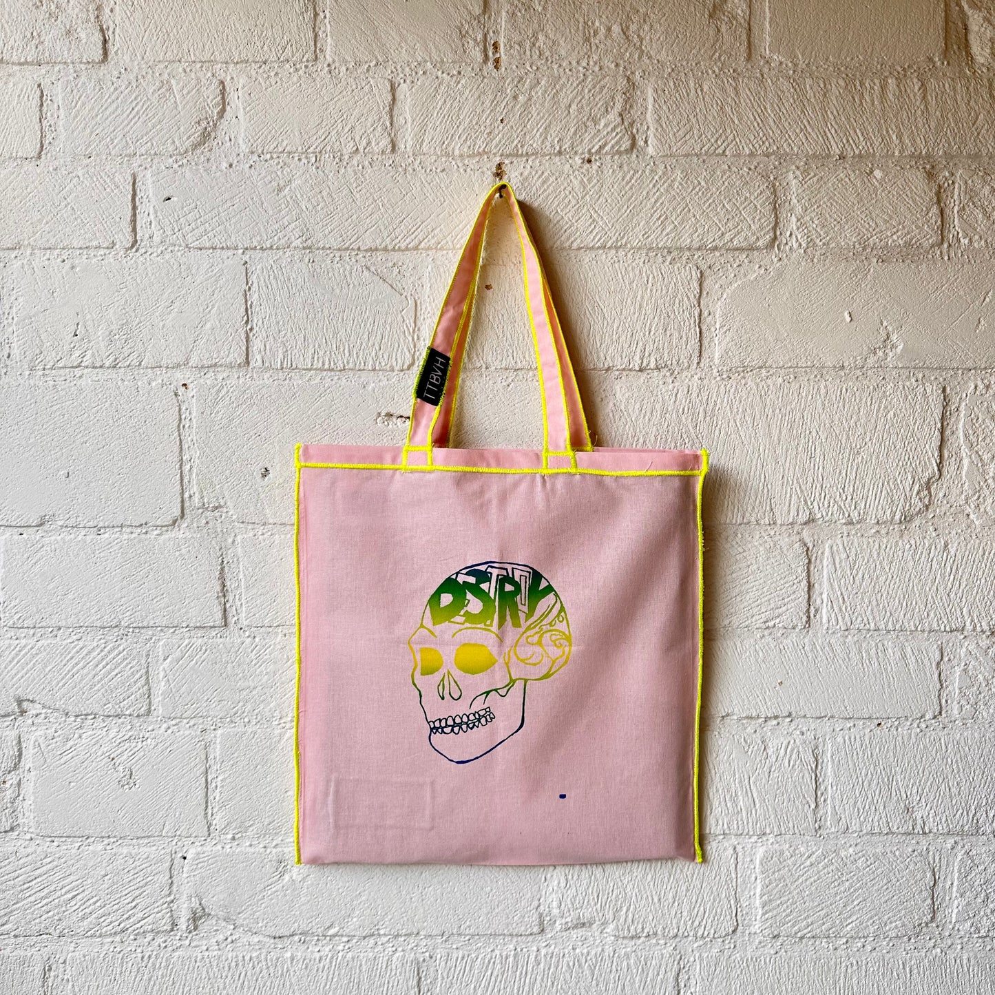 Pink Destroy Series Tote Bag