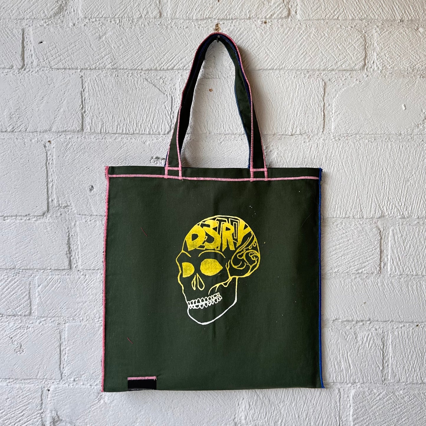 Green Destroy Series Tote Bag
