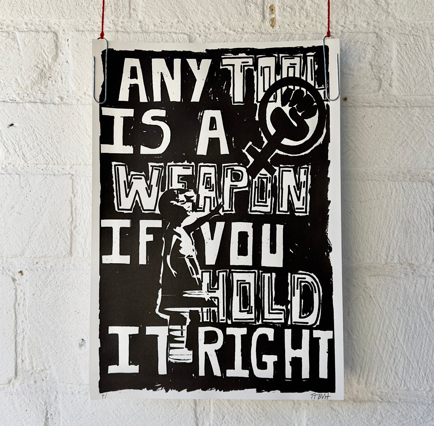 Any Tool Is A Weapon If You Hold It Right / Black