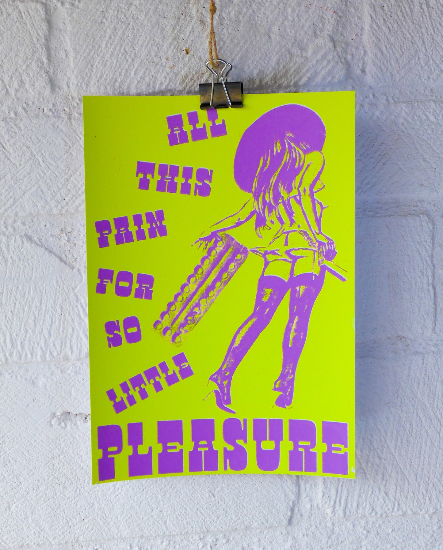A4 Yellow & Purple Print