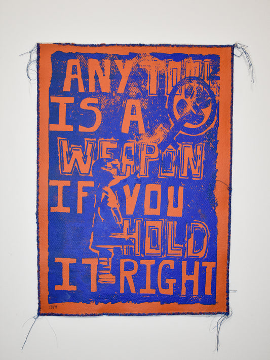 Any tool is a Weapon if you hold if right / Blue & Orange