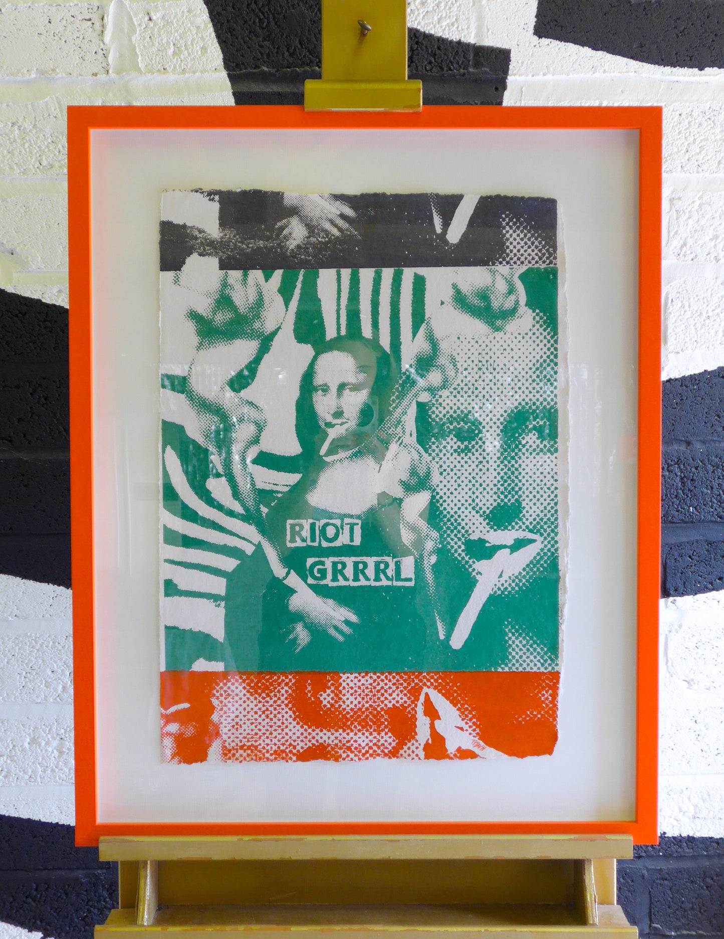 Framed Riot Grrrl Mona 3/9 Framed