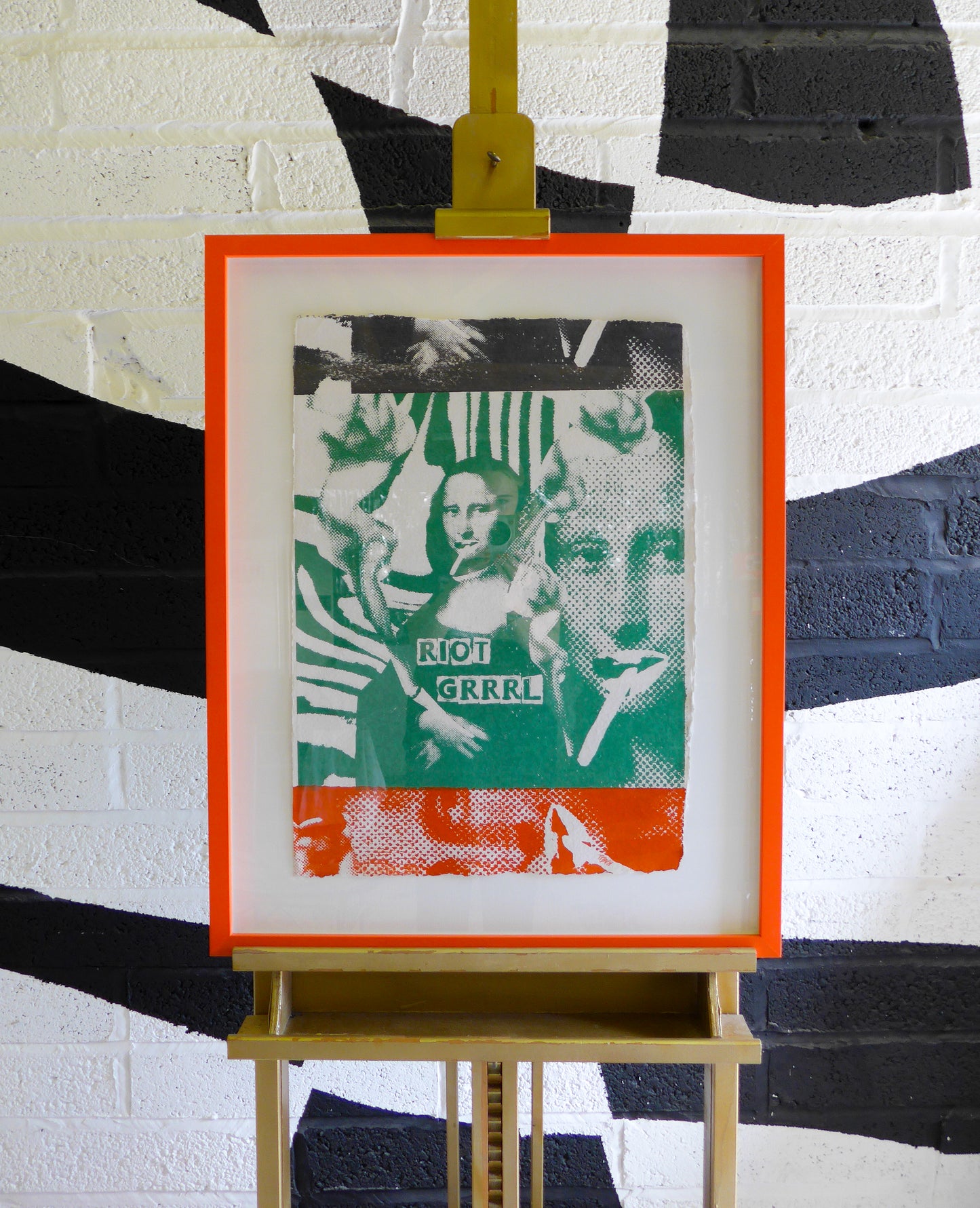 Framed Riot Grrrl Mona 3/9 Framed