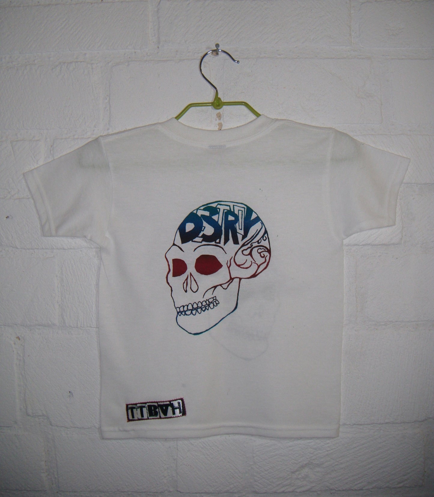 Destroy Series White T-Shirt XXS