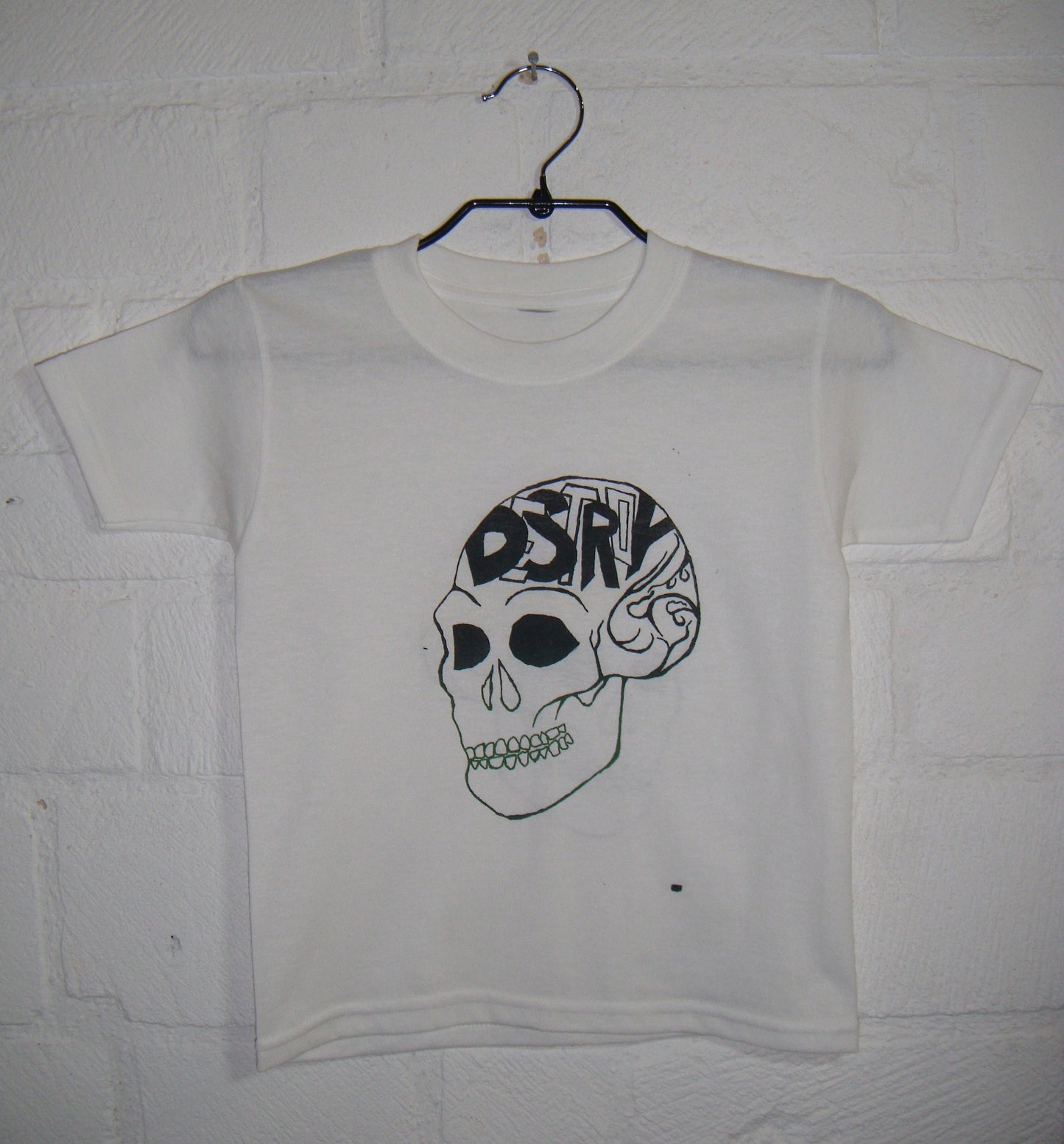 Destroy Series White T-Shirt XXS