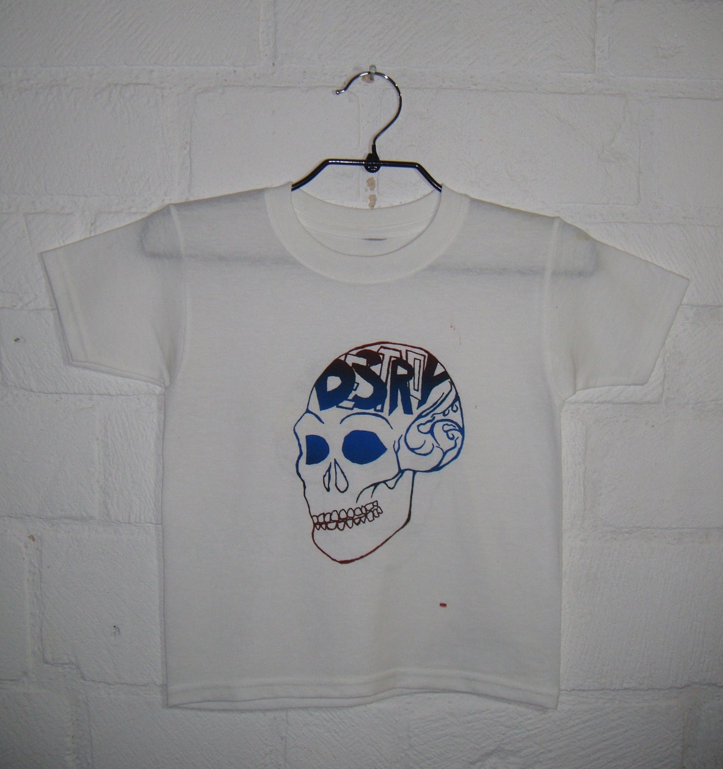 Destroy Series White T-Shirt XXS