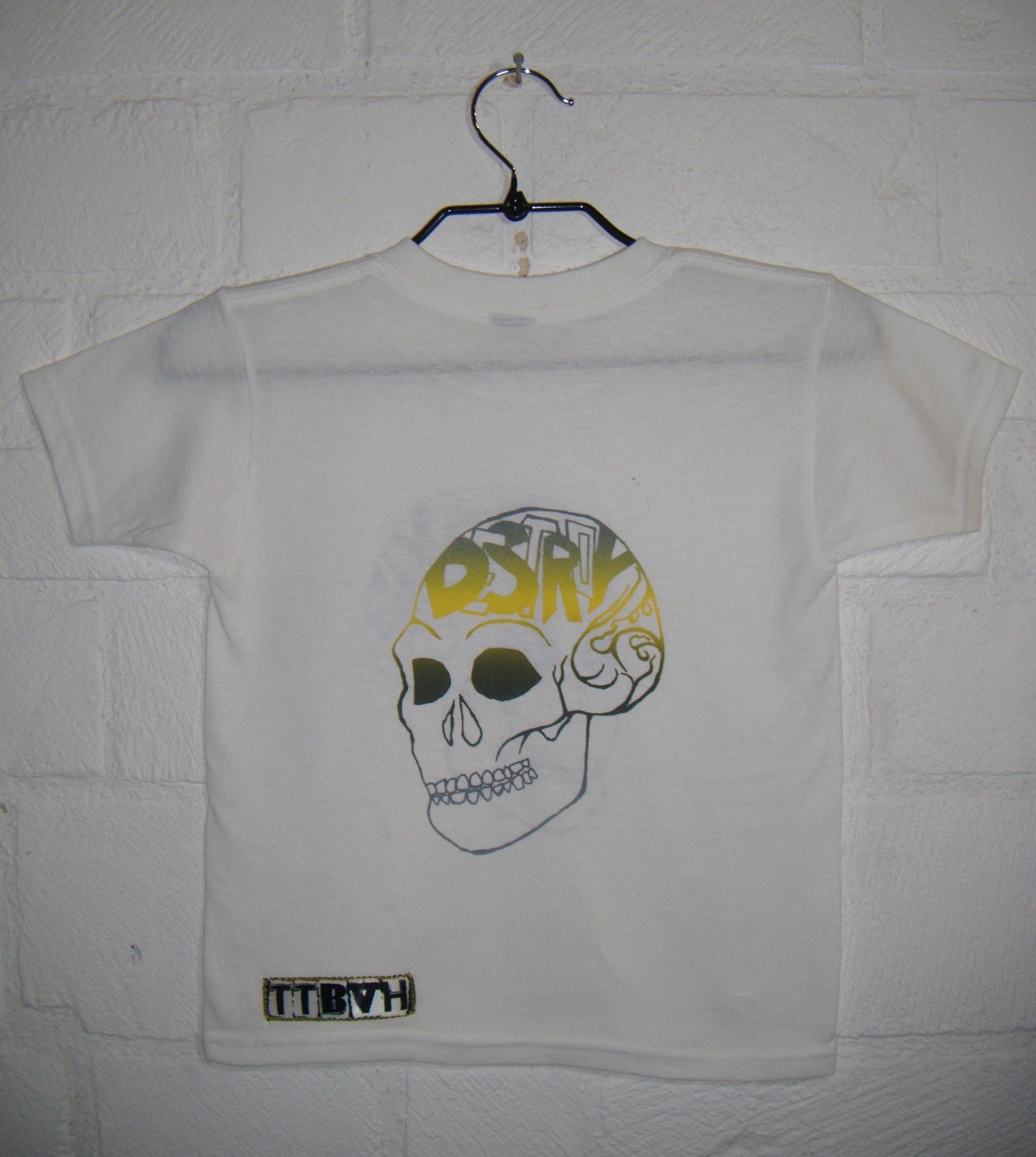 Destroy Series White T-Shirt XXS