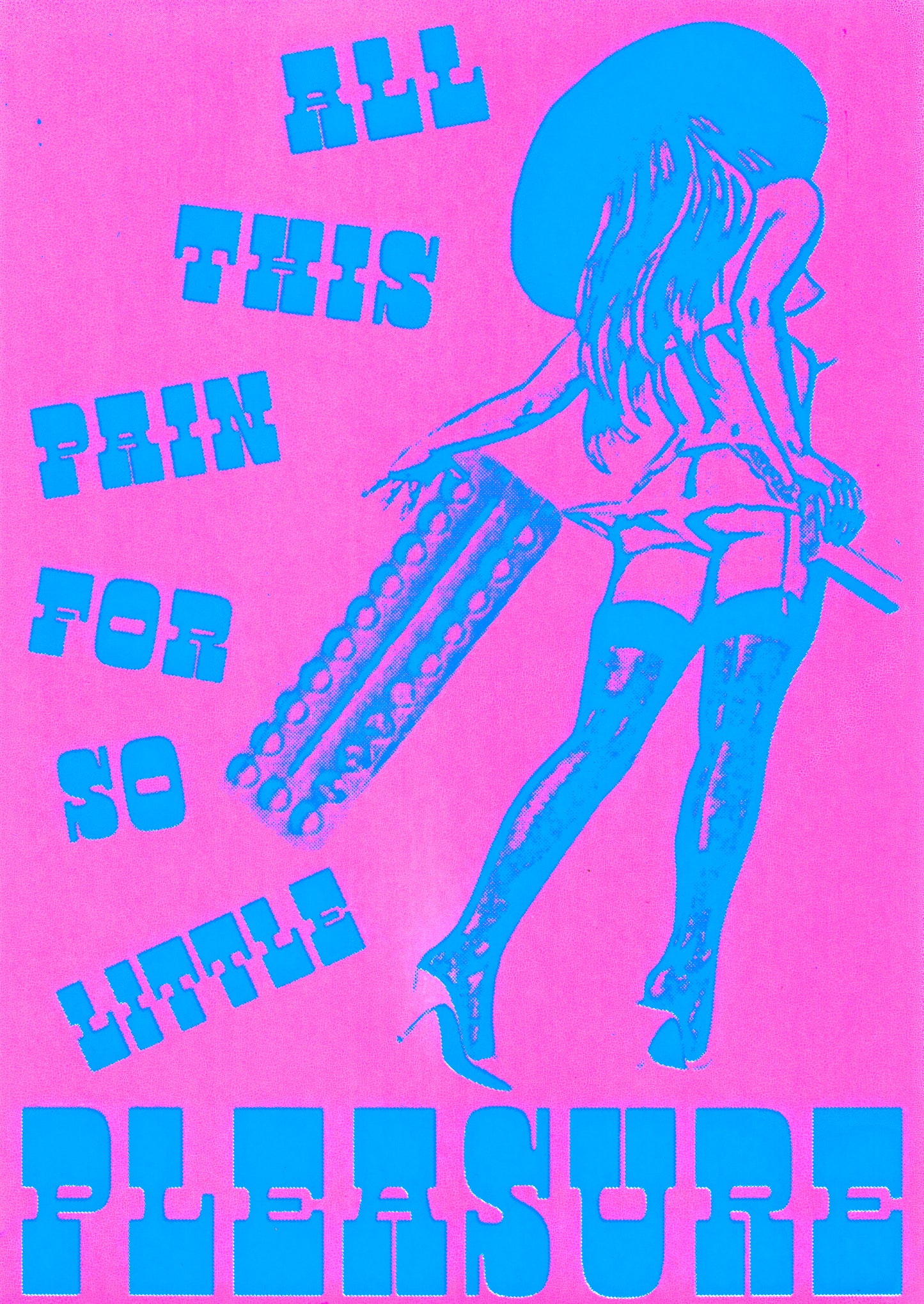 A4 Pink & Blue Print