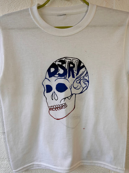 Destroy Series White T-Shirt M