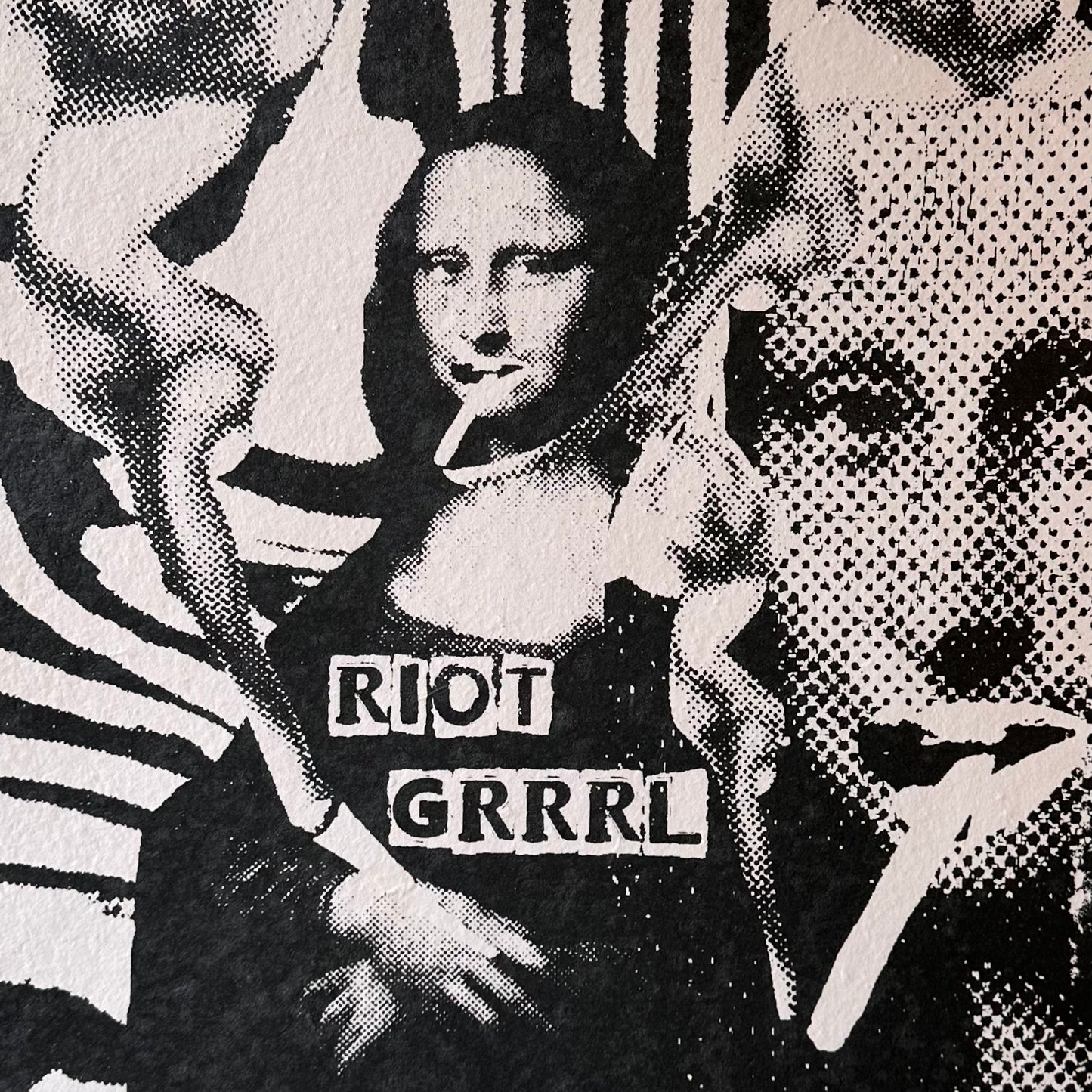 Framed Riot Grrrl Mona 1/9 Framed