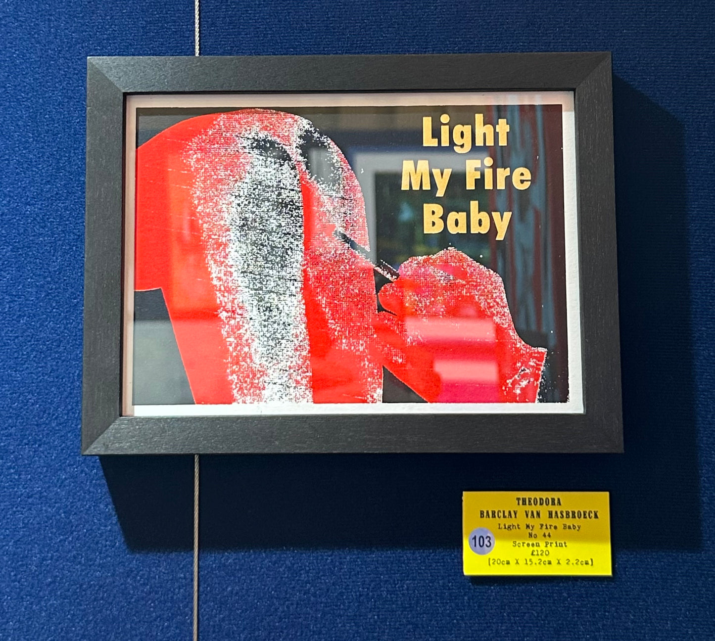 Framed Light My Fire Baby No 44