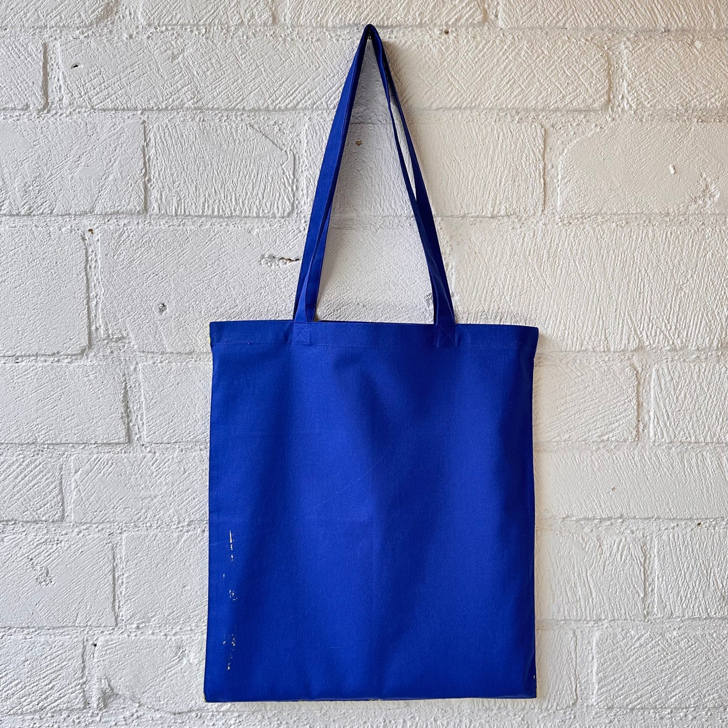 Riot Grrrl Mona Blue & Gold Tote Bag