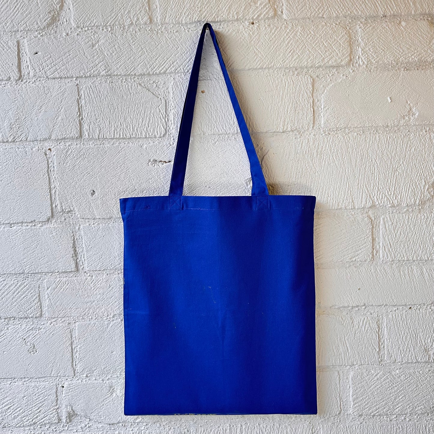 Riot Grrrl Mona Blue & Gold Tote Bag