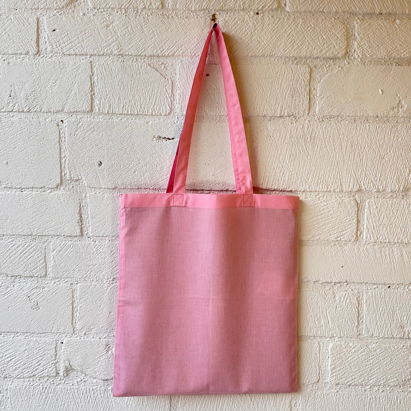 Riot Grrrl Mona Pink & Orange Tote Bag