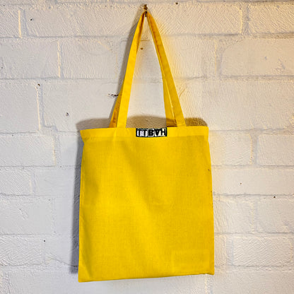 Riot Grrrl Mona Yellow & Black Tote Bag