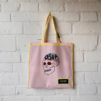 Pink Destroy Series Tote Bag 4/10