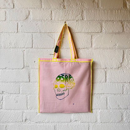 Pink Destroy Series Tote Bag 4/10