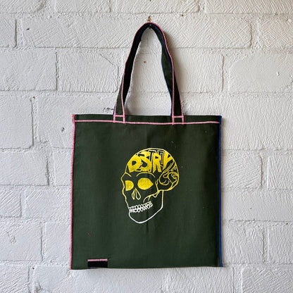 Green Destroy Series Tote Bag 5/10