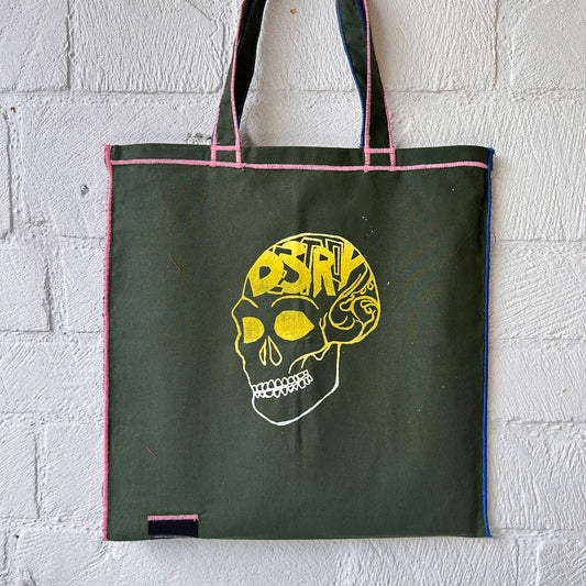 Green Destroy Series Tote Bag 5/10