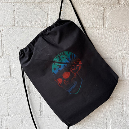 Destroy Series Black Draw String Bag 2/4