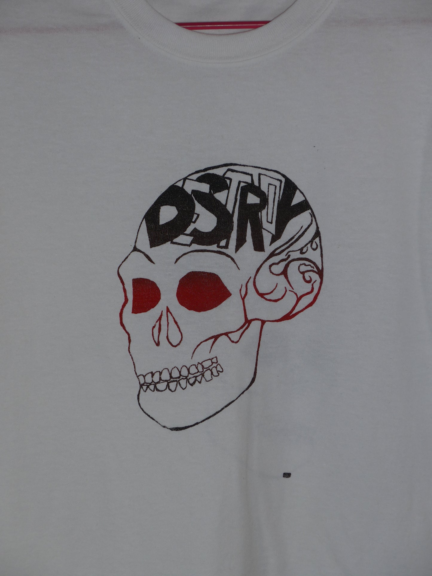 Destroy Series White T-Shirt L