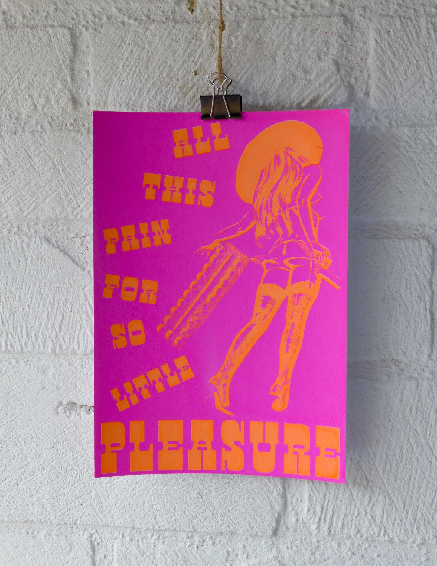 A4 Pink & Orange Print