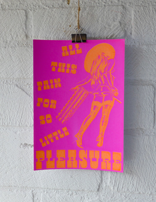 A4 Pink & Orange Print