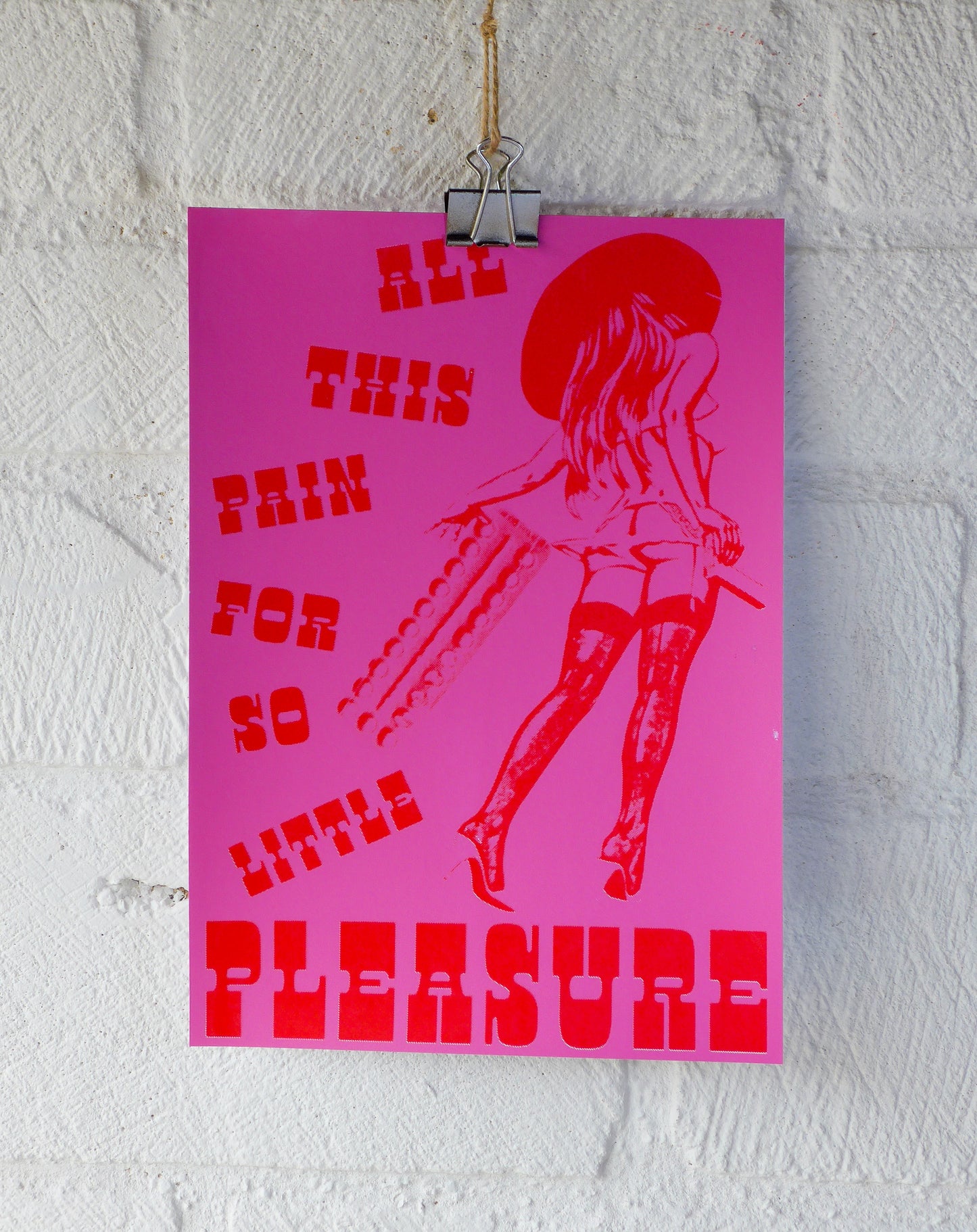 A4 Pink & Red Print