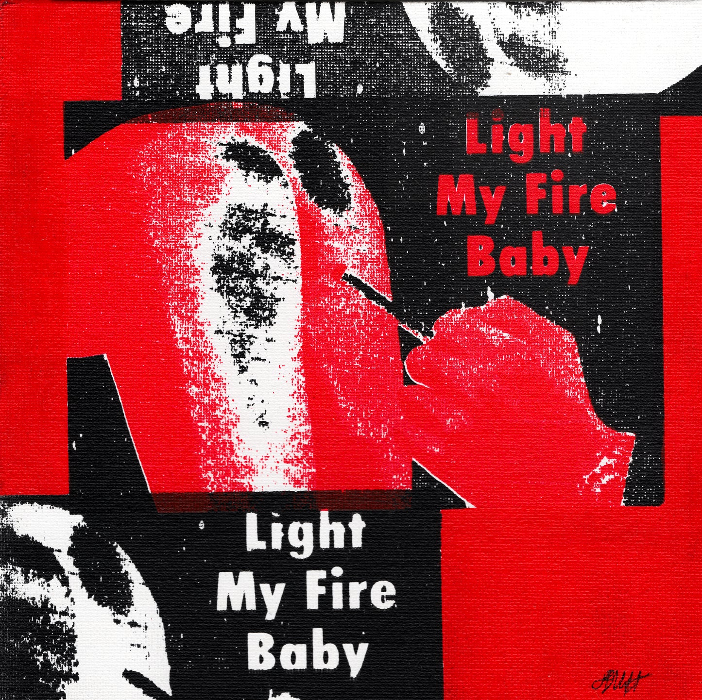 Light My Fire Baby Framed Canvas 1/2