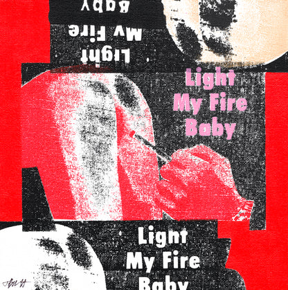 Light My Fire Baby Framed Canvas 2/2