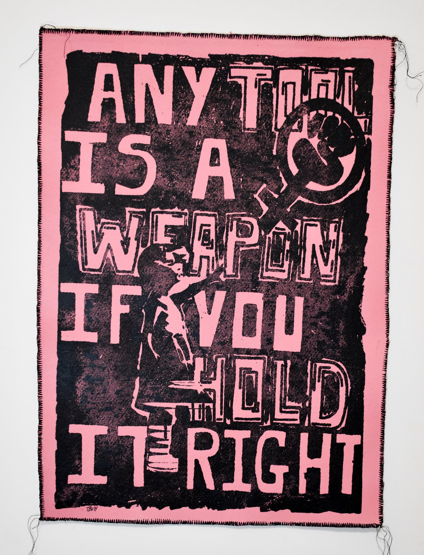 Any tool is a Weapon if you hold if right / Black & Pink