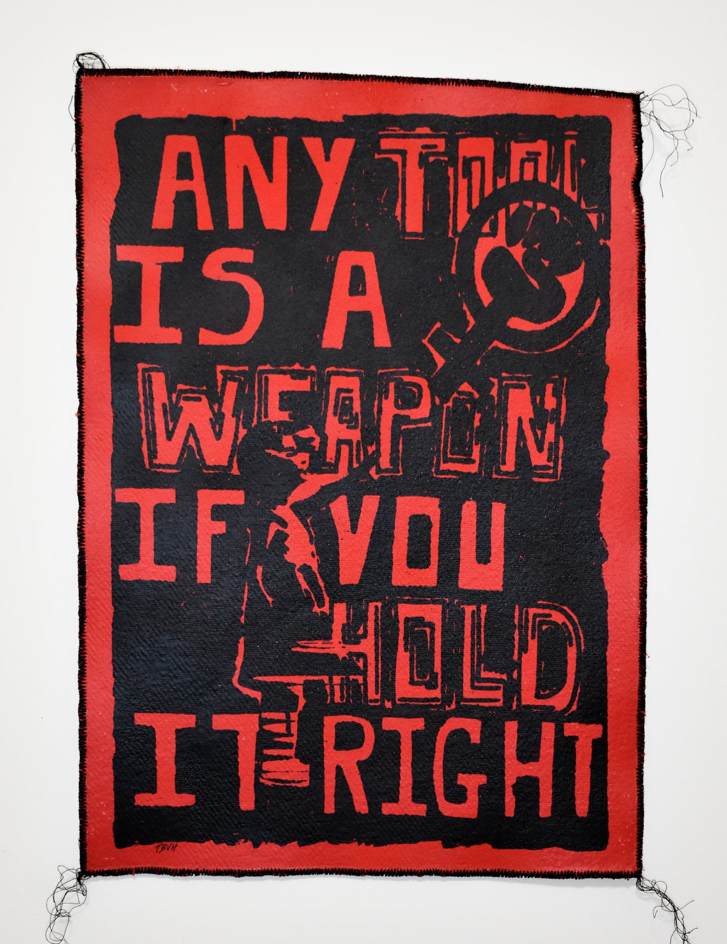 Any tool is a Weapon if you hold if right / Black & Red