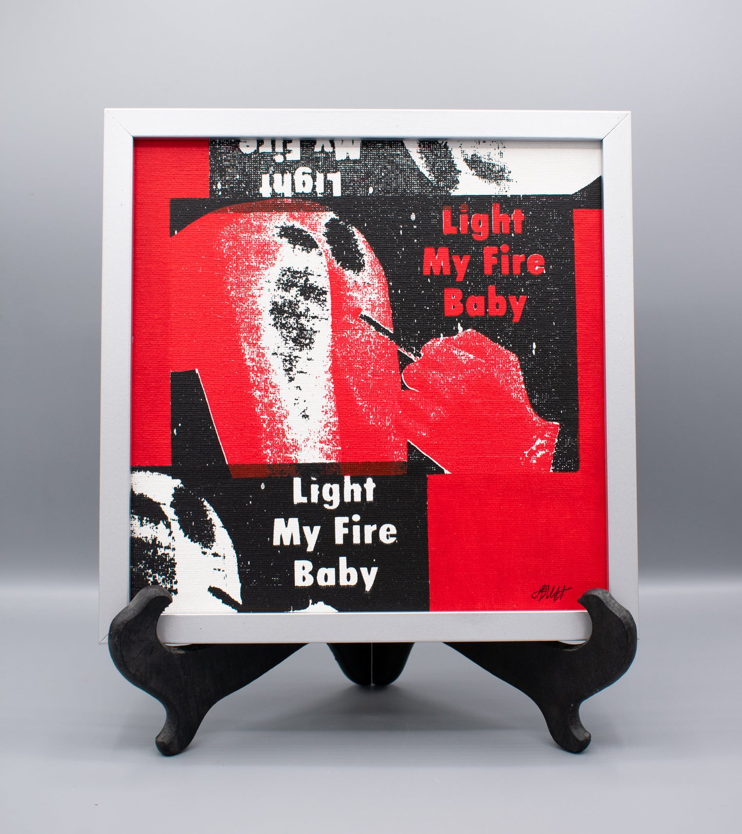 Light My Fire Baby Framed Canvas 1/2