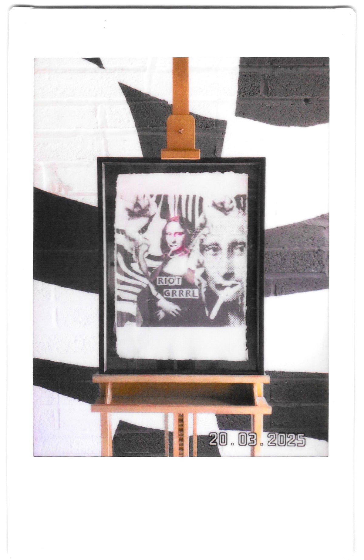 Framed Riot Grrrl Mona 1/9 Framed