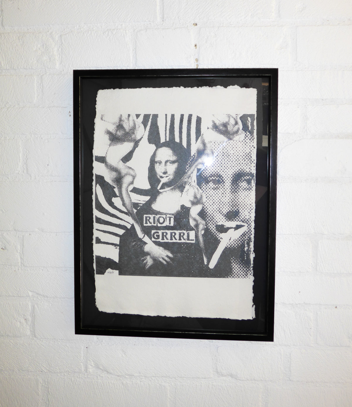 Framed Riot Grrrl Mona 1/9 Framed